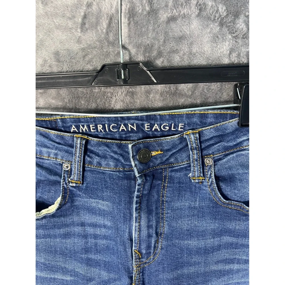 American Eagle Flex Medium Wash Slim Stretch Denim Jeans Mens 32x26